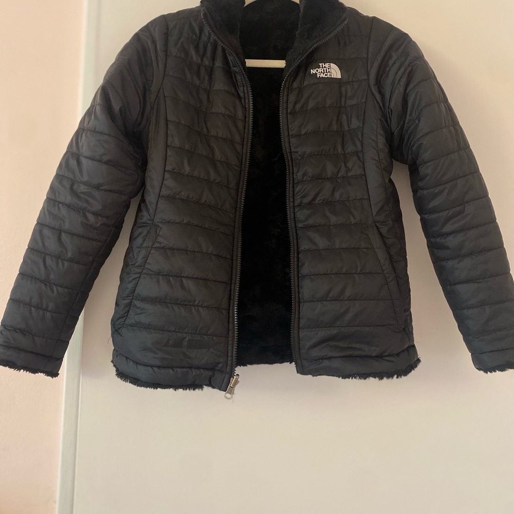 Girls cute black winter coat